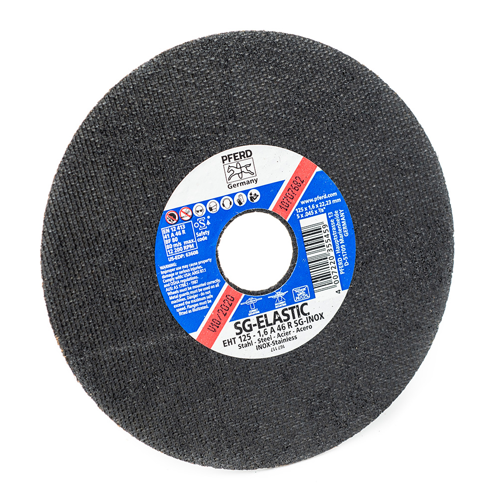 Disque à Tronçonner Aluminium Fortis - Diamètre 125 Mm, épaisseur 1.0 Mm, Coupe Droite Pour Métaux Non Ferreux
