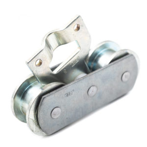 Monture en acier pour rail galvanisé 50x40mm