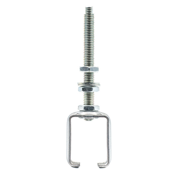 Support de rail enveloppant en acier galvanisé 35x30mm – Image 3