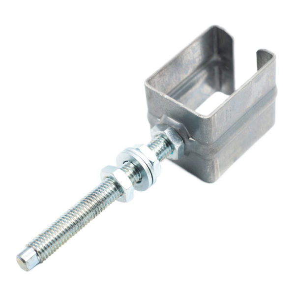 Support de rail enveloppant en acier galvanisé 50x40mm – Image 2