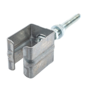 Support de rail enveloppant en acier galvanisé 50x40mm