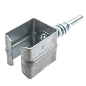 Support de rail enveloppant en acier galvanisé 62x55mm