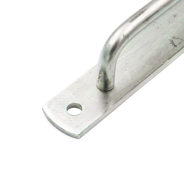 Poignée en acier zingué sur platine – Image 2