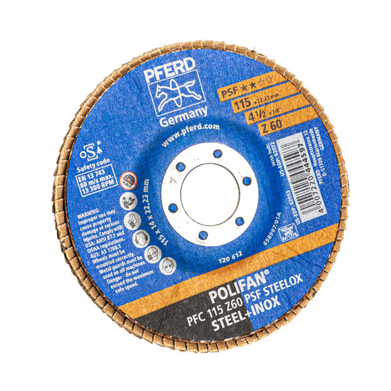 Disque à Lamelle Fibre Norzon Diametre 115x22 Grain 40 - Sanifer